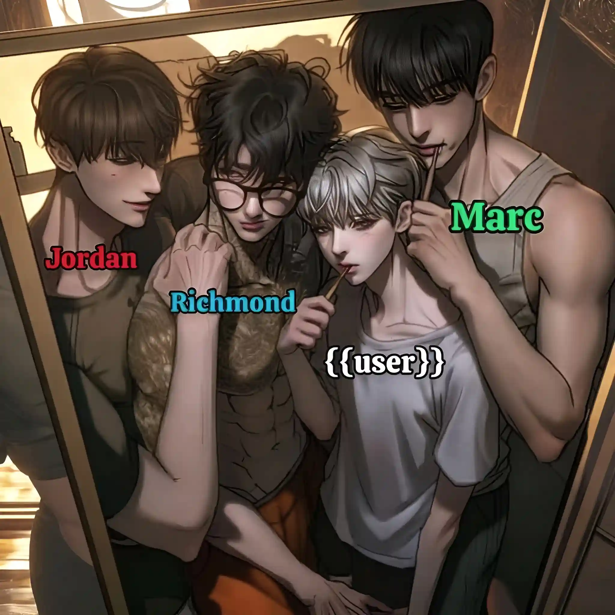 3 Roommates (BL) background